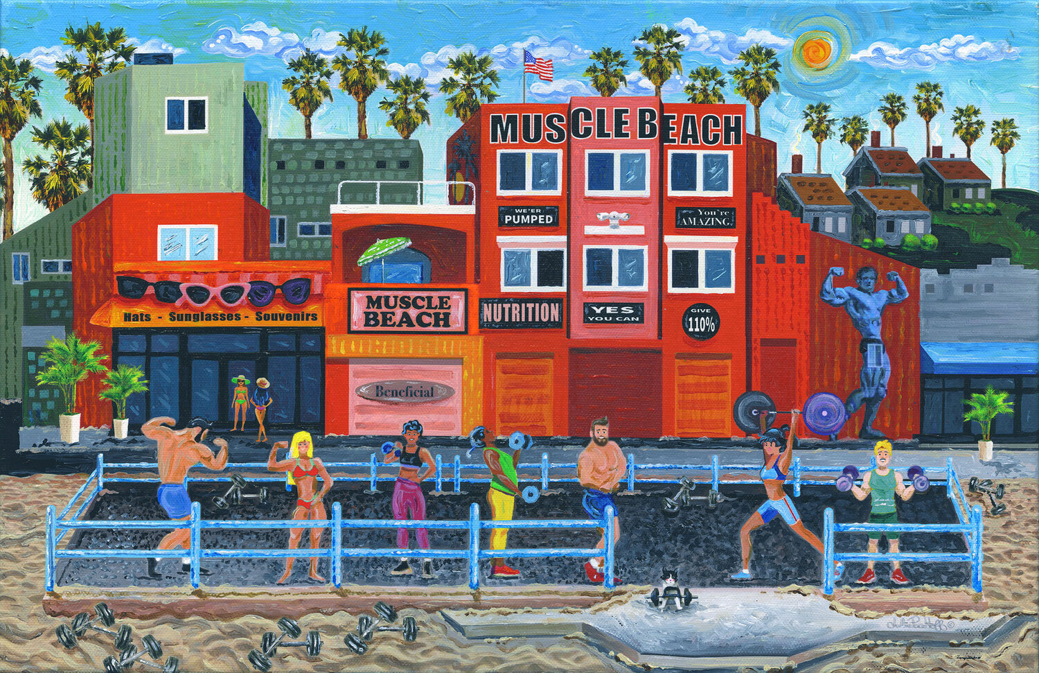 Muscle Beach Julie Pace Hoff