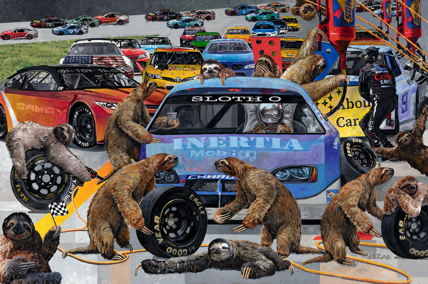 Sloth Pit Crew Julie Pace Hoff