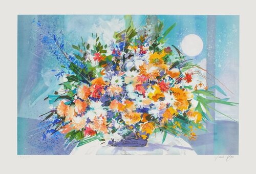 フランスCLAUDE MARS リトグラフです フランスCLAUDE MARS リトグラフです