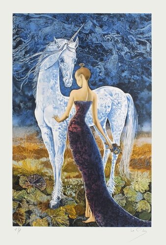 La Dame à la Licorne par Pierre Le Colas, Édition en vente sur Singulart