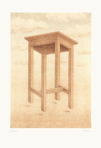 La petite table haute van Milija Belic, Afdruk te koop op Singulart