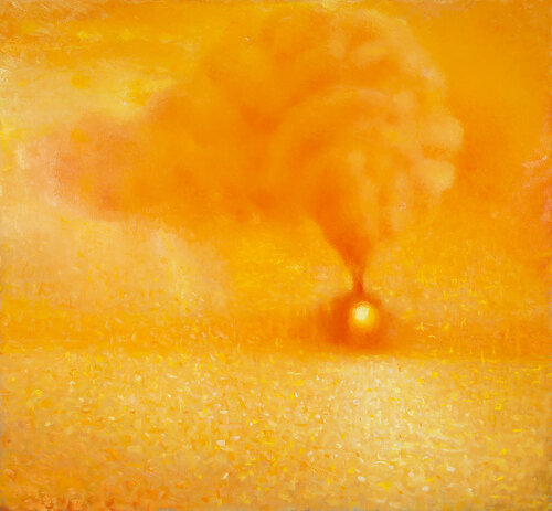 Train of Light van Besik Arbolishvili, Schilderij te koop op Singulart