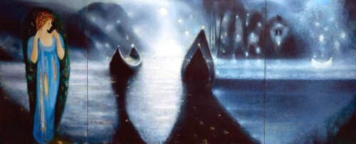 Awaiting van Besik Arbolishvili, Schilderij te koop op Singulart