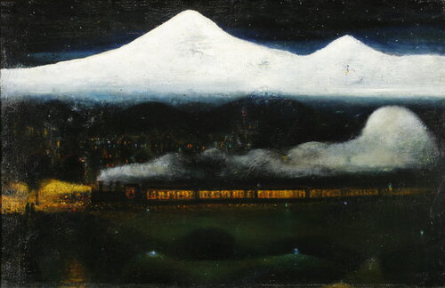 Christmas Eve van Besik Arbolishvili, Schilderij te koop op Singulart