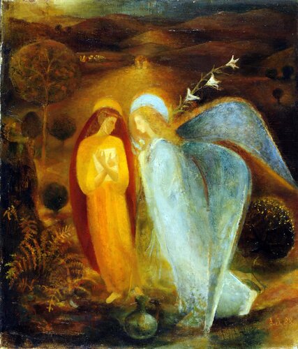 "Annunciation" van Besik Arbolishvili, Schilderij te koop op Singulart