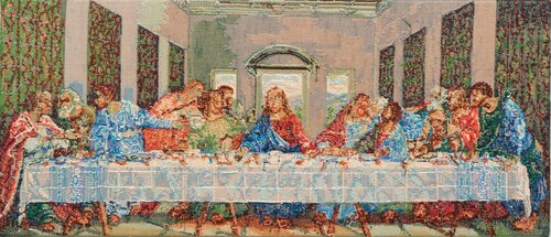 L'ultima cena after Leonardo Da Vinci de Rob Scholte, Téxtil a la venta en Singulart