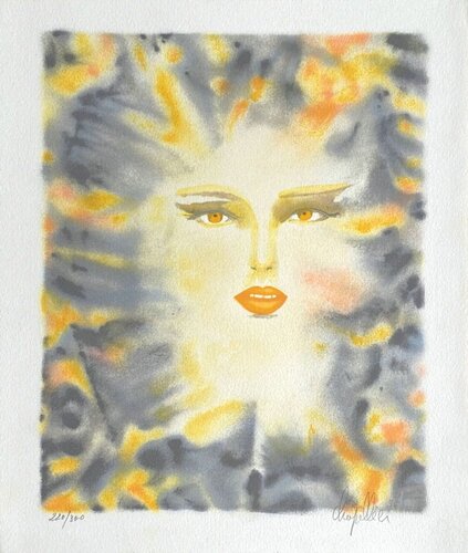 Visage de feu by Cécile Chapellier, Print for Sale on Singulart