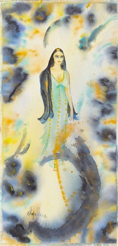 La diva by Cécile Chapellier, Work on Paper for Sale on Singulart