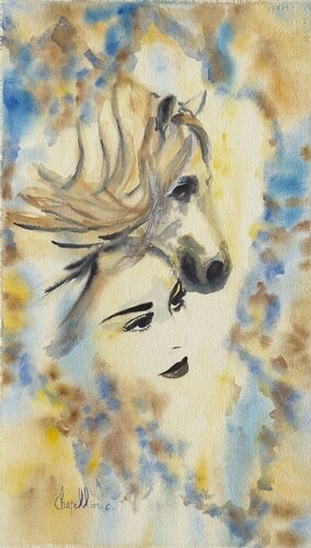 Complices by Cécile Chapellier, Work on Paper for Sale on Singulart