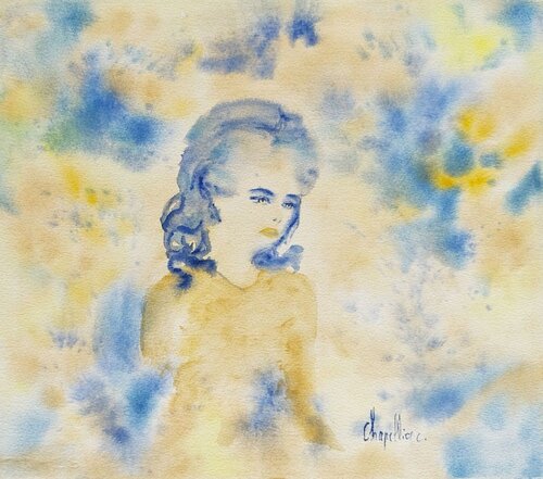 Tristesse by Cécile Chapellier, Work on Paper for Sale on Singulart