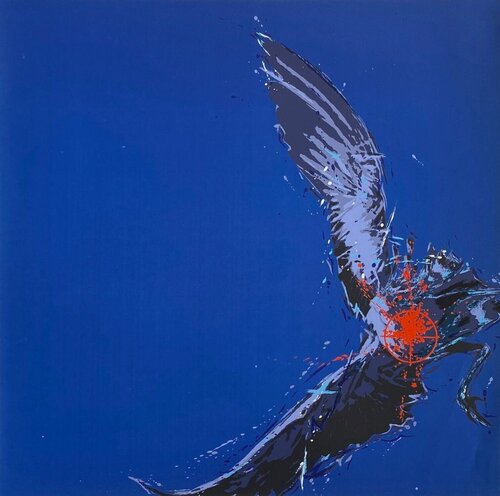 Oiseau cible by Gérard Le Cloarec, Print for Sale on Singulart