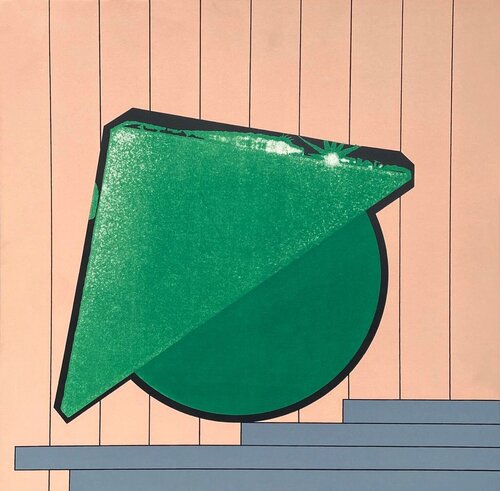 Forme verte von Claude Viseux, Druck kaufen auf Singulart