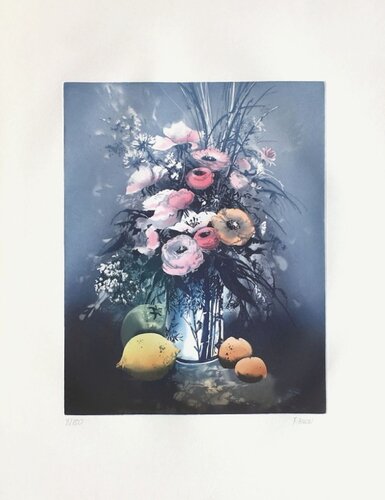 Fleurs et fruits by HILON France, Print for Sale on Singulart
