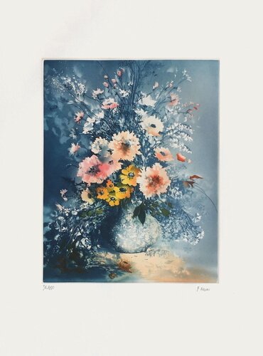 Grand bouquet d'été by HILON France, Print for Sale on Singulart
