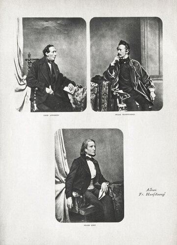 Portrait gallery of artists by Franz Hanfstaengl (1860) di VERVE Revue, Stampa in vendita su Singulart