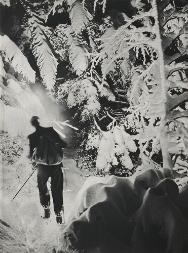 Skiing in the Alps by Karl Machatschek van VERVE Revue, Afdruk te koop op Singulart