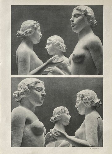 Aristide Maillol's sculptures by Erwin Blumenfeld van VERVE Revue, Afdruk te koop op Singulart