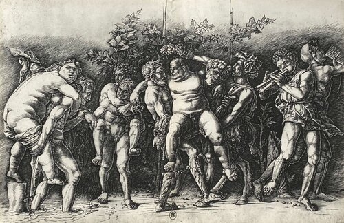 Bacchanale with Silenus after Andrea Mantegna (1470) VERVE Revue