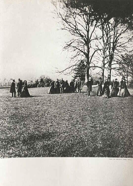 Park of Neuilly by Eugene Disderi (1860) VERVE Revue