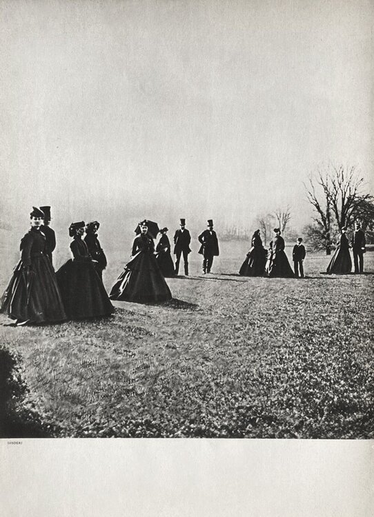 Walk in the park by Eugene Disderi (1860) VERVE Revue