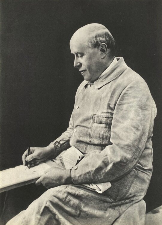 Georges Rouault's portrait by Bill Brandt (1936) VERVE Revue