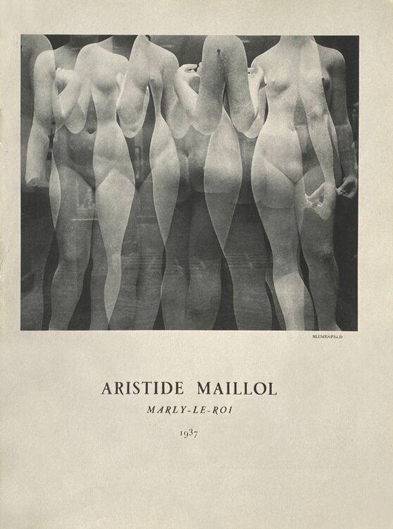 Reportage on Aristide Maillol by Erwin Blumenfeld VERVE Revue