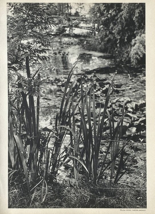 Giverny by Henri Cartier-Bresson VERVE Revue
