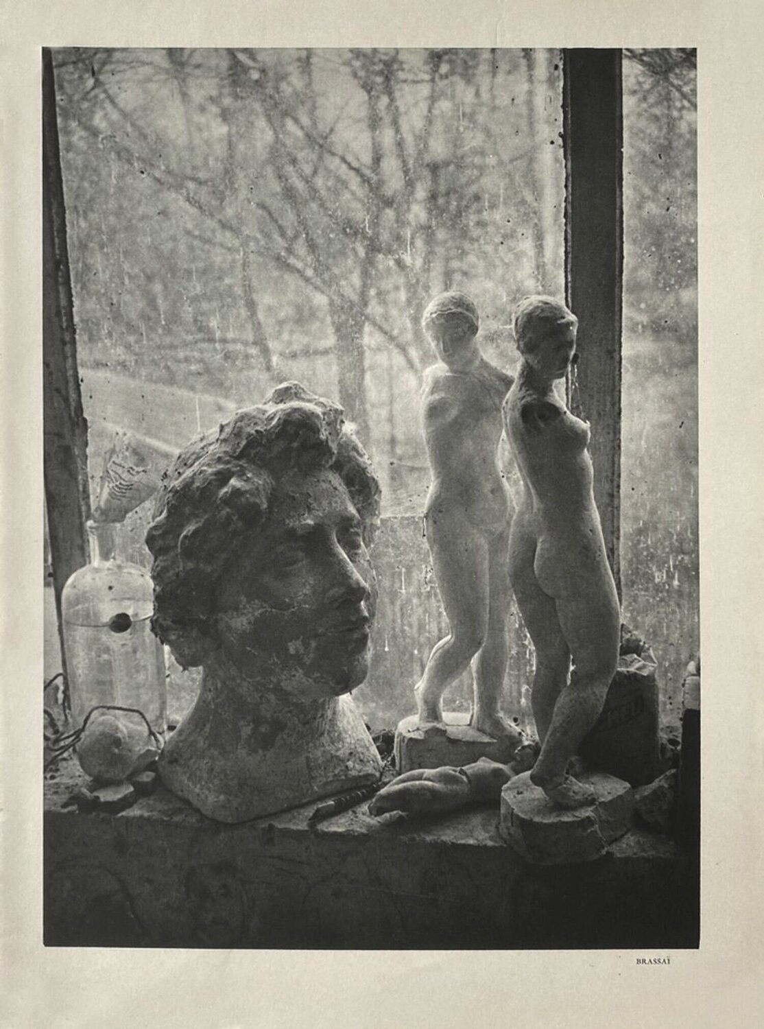 Aristide Maillol's workshop by Brassaï VERVE Revue Stampa in vendita