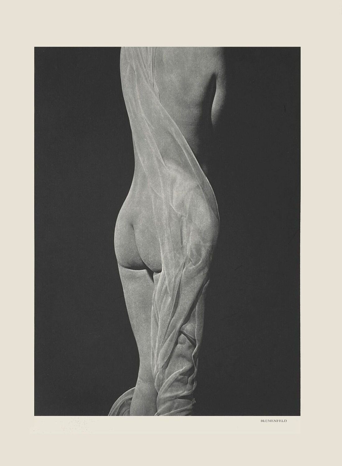 Back nude by Erwin Blumenfeld VERVE Revue Stampa in vendita