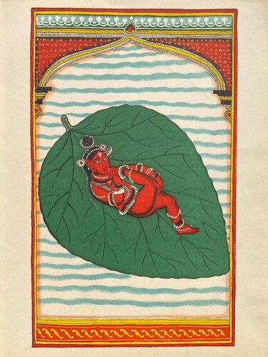 Tara leans over her husband Lankshmana - Indian Pantheon (Bali) by VERVE Illuminations, Print for Sale on Singulart