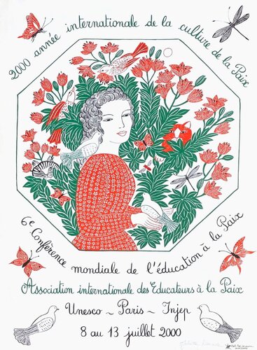 Juliette Ramade 版画「La sauterelle」 Juliette Ramade Art for Sale on SINGULART