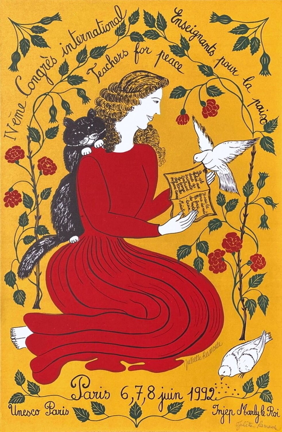 Juliette Ramade 版画「La sauterelle」 Juliette Ramade Art for Sale on SINGULART