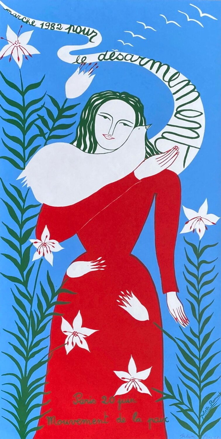 Marche 1982 pour le désarmement Juliette Ramade