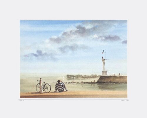 Le phare von Alain Gaudin, Druck kaufen auf Singulart