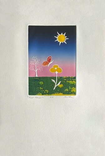 First flower von Misha Moracha, Druck kaufen auf Singulart