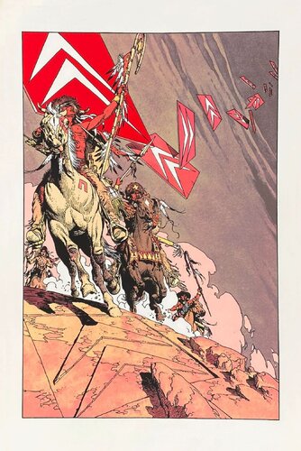 Les Chevrons voient rouge - Michel Blanc-Dumont von COLLECTIF - CITROEN, Druck kaufen auf Singulart