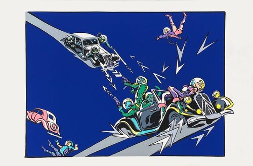 Citroën et la BD - Jean Claude Forest de COLLECTIF - CITROEN, Impresión a la venta en Singulart