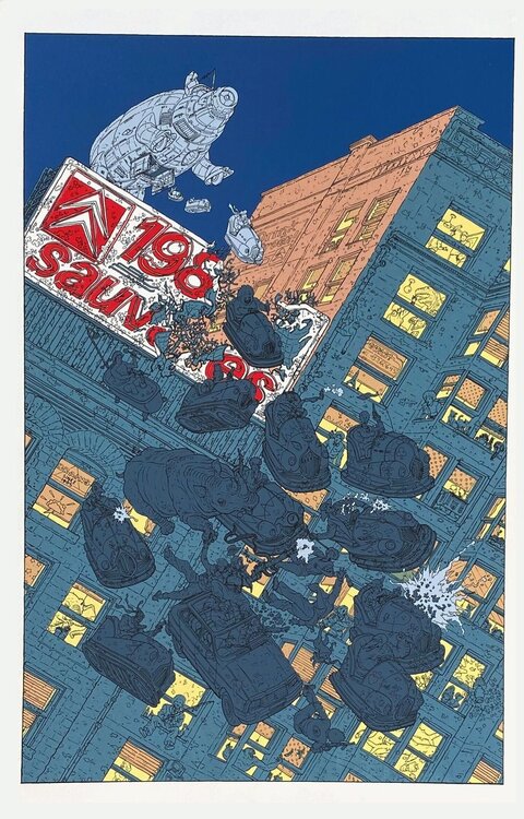 Les Chevrons voient rouge - Geof Darrow COLLECTIF - CITROEN