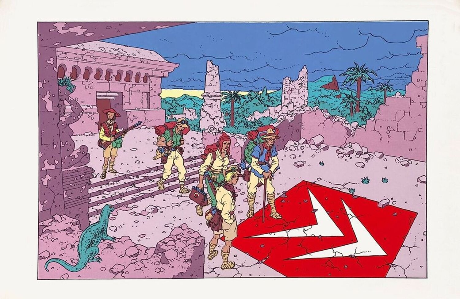 Les Chevrons voient rouge - Arno Dombre COLLECTIF - CITROEN Druck zu verkaufen