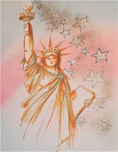 Liberty by Amanda Lear, Print for Sale on Singulart