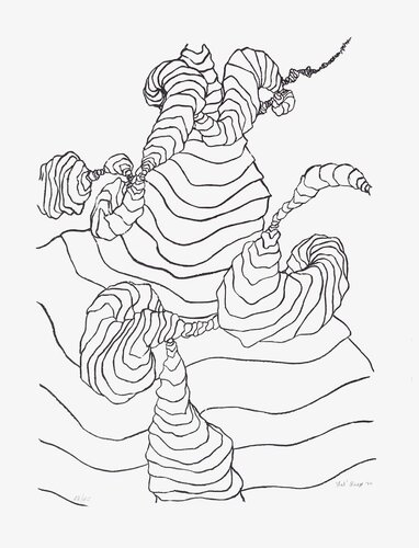 Noeuds sur fond blanc by DEL PUEY, Print for Sale on Singulart