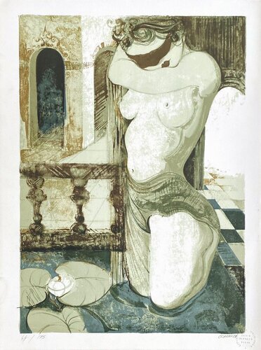 Nu masqué van CLARANCE C.B., Afdruk te koop op Singulart