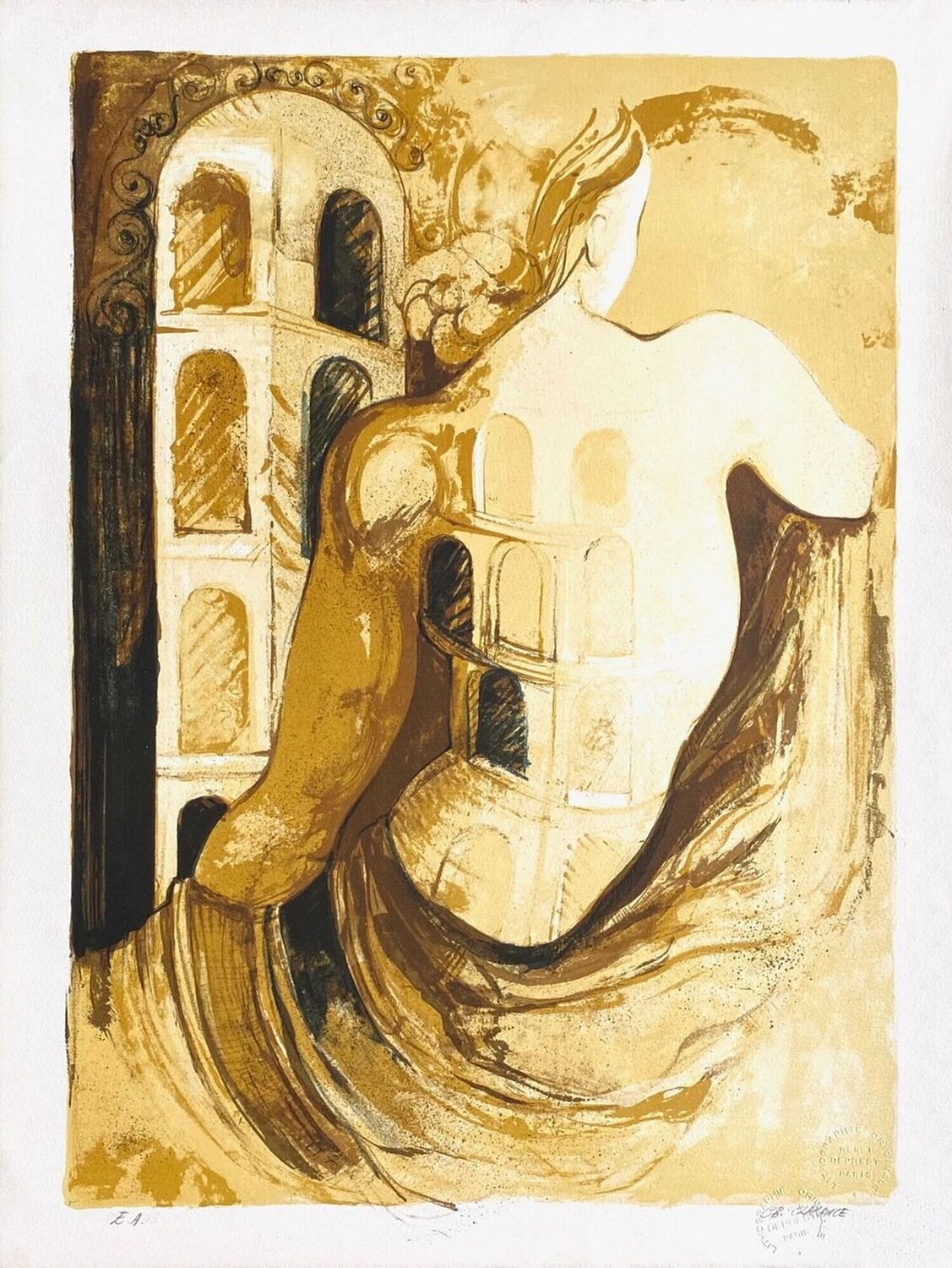 Nu à la fenêtre CLARANCE C.B.