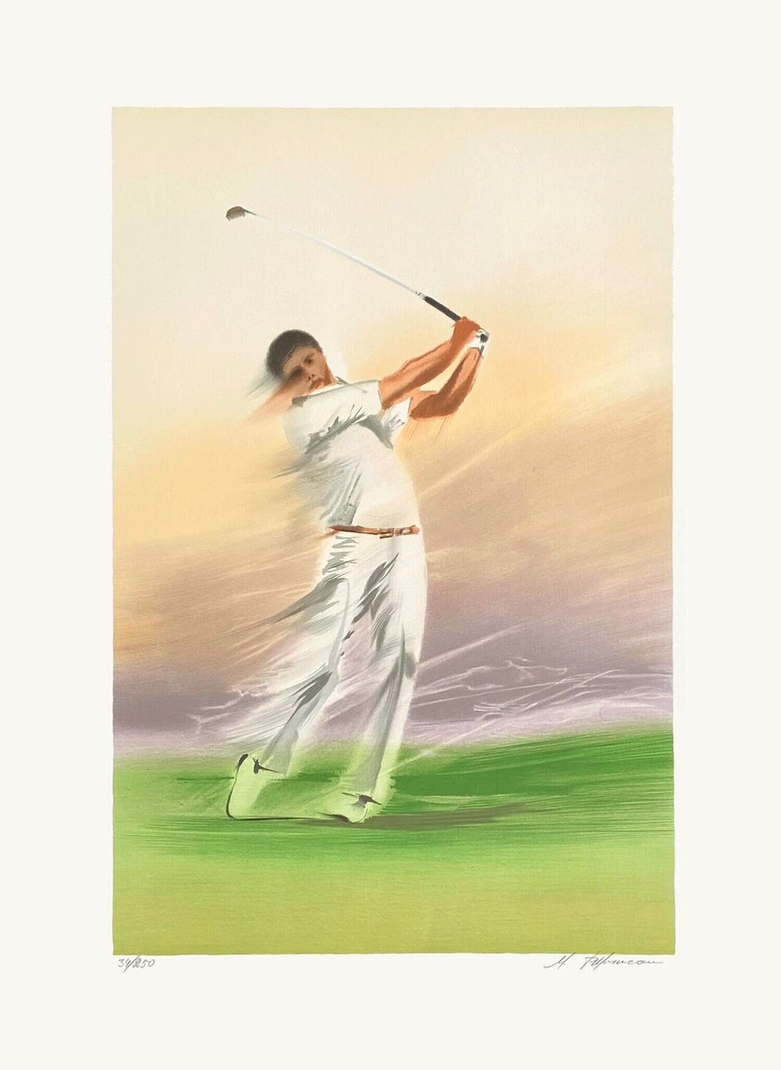 Golfeur III Maurice Fillonneau Stampa in vendita
