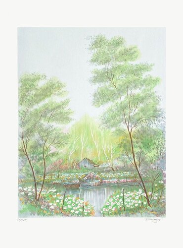 Paysage II von Jacques Berger, Druck kaufen auf Singulart