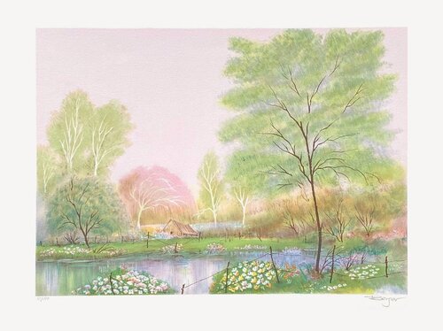 Paysage de Sologne Jacques Berger