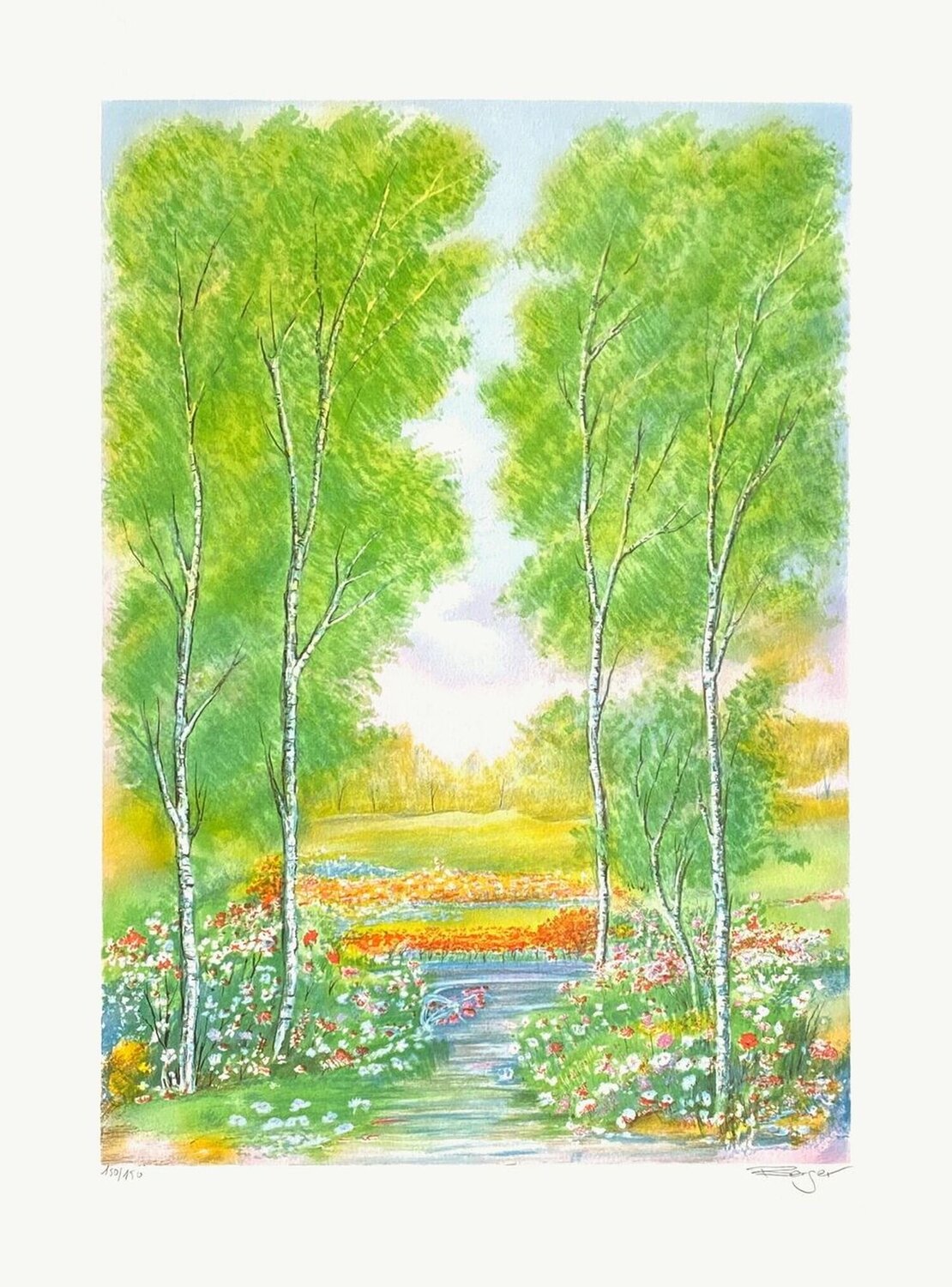 Paysage I Jacques Berger Afdruk te koop