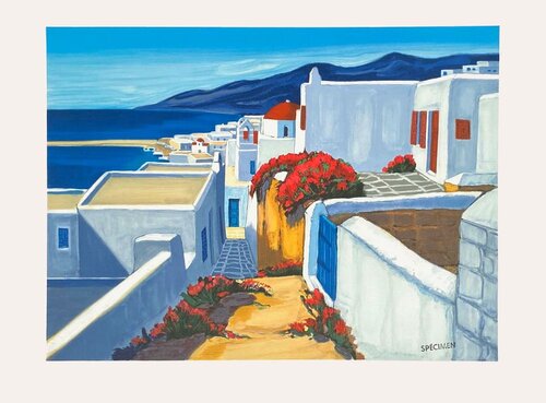 Floraison en mer Egée von Jean-Claude Quilici, Druck kaufen auf Singulart