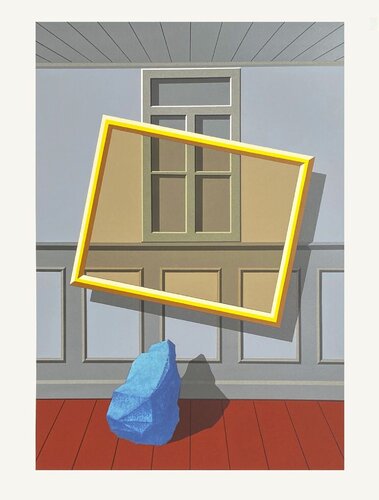 Hommage à Magritte I van Alexis Keunen, Afdruk te koop op Singulart