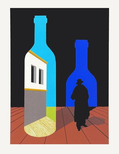 Hommage à Magritte III van Alexis Keunen, Afdruk te koop op Singulart